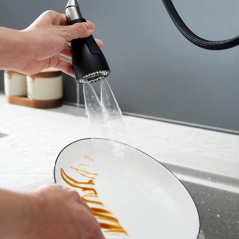 Kitchen Faucet Sprayer Head Replacement - Pull Down Faucet Spray