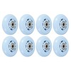 PATIKIL 70mm OD Inline Skate Wheels with Bearings, 8 Pack