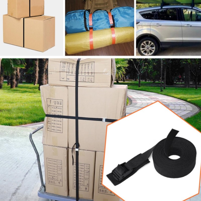 MEZOKUCEL 4 Pieces Heavy Duty Lashing Straps,1In(2.5cm) x 157In(4m) Cinch