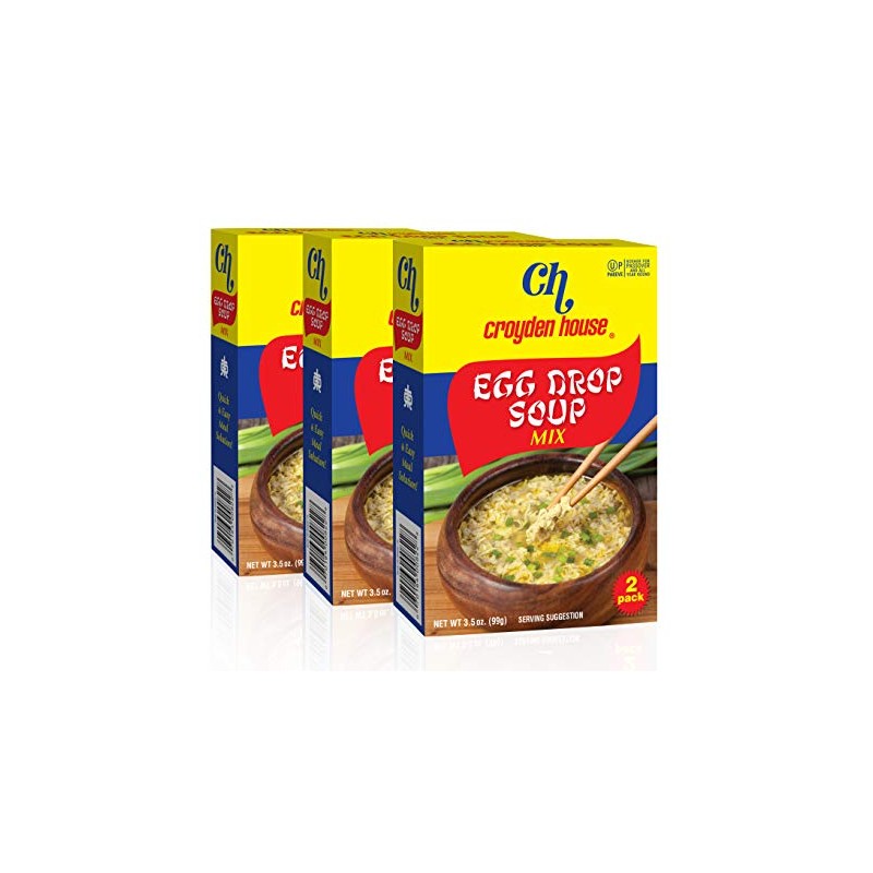 Croyden House Egg Drop Soup Mix 3.5oz (3 Pack, Total