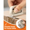 2 PACK Magnetic Box Cutter, Retractable Utility Knife with Ceramic