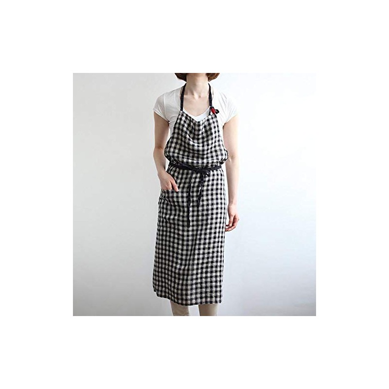 Lino e Lina Full Apron, Manon Leticia Noir/A691 Apron, Cute,