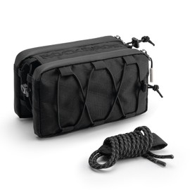 ROCKBROS Top Tube Bag, Road Bike, Bicycle Bag, Easy Installation, Slim, Convenient, Frame Bag, Small Items, Lightweight, Does Not Hit Your Knees, Cord Fixed, Abrasion Resistant, Pouch, Cycling