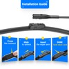 RAINTOK Windshield Wiper Blades Replacement for Subaru Outback 2020 2021