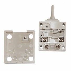 Chest Switch Cabinet Switch 2A 250V Door Switch Door Contact Switch Snap Switch Cabinet Switch Button Contact Switch for Furniture Door Furniture Switch Black