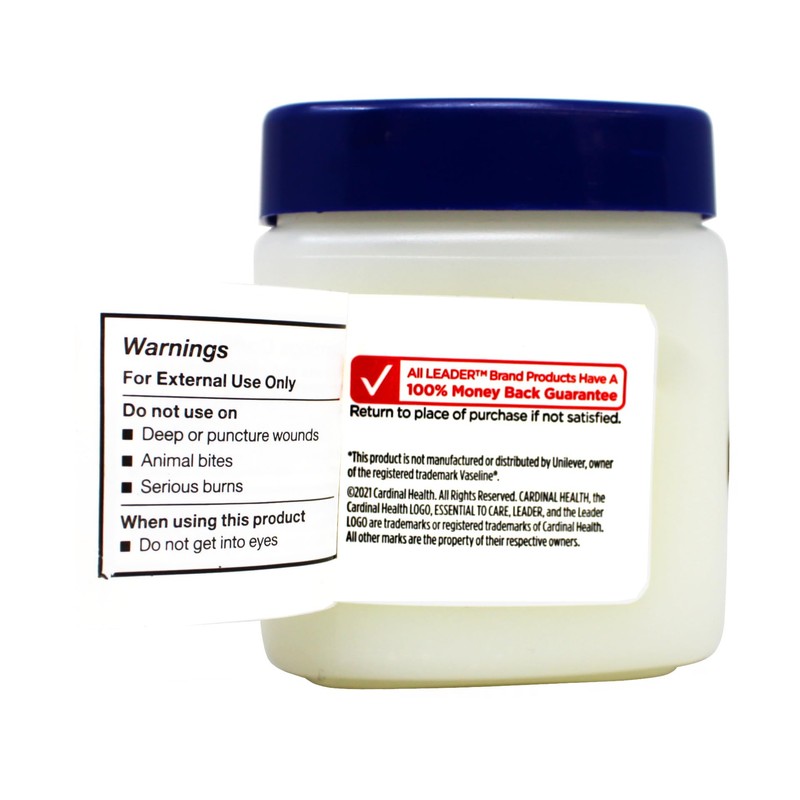 Leader Petroleum Jelly Skin Protectant 3.75 Oz Jar