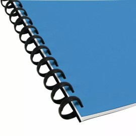 GBC® ZipBind® Binding Spines, 1/2", 85-Page Capacity, Black, Pack Of 10