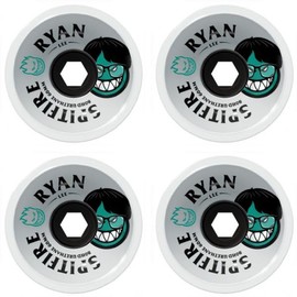 Spitfire Wheels Ryan Lee 80HD Burn Squad Filmers White Skateboard Wheels - 60mm 80a (Set of 4)