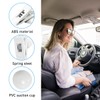 Wevdn 2 PCS Suction Cup Card Bill Clip, Sun Shade