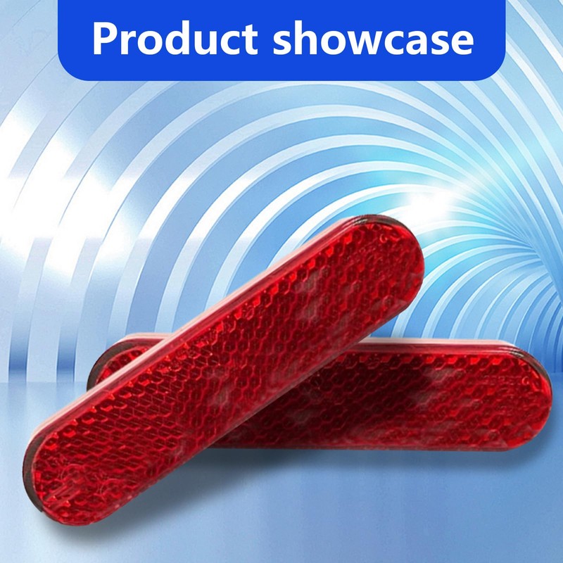 Katyjun Pack of 2 Cat's Eye Motorcycle Reflector, Motorcycle Rear