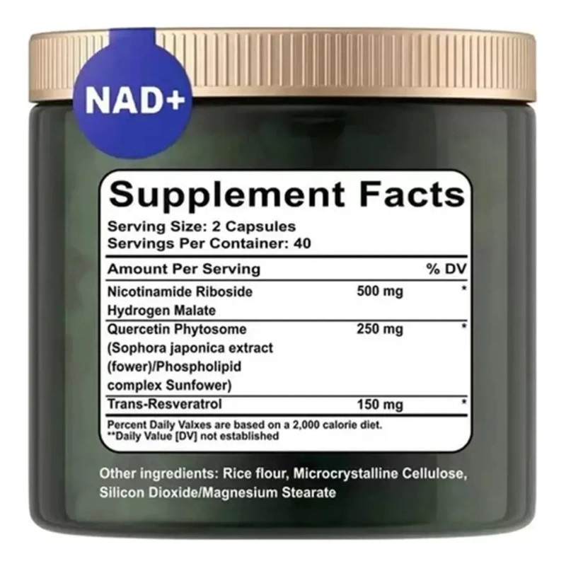 Nicotinamida Ribósido Liposomal + Resveratrol