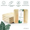 Wiseware Palm Leaf Plates - Pack of 25 Disposable Plates