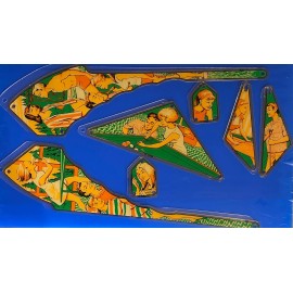 Gottlieb Target Pool Clear Plastic Protector Set Pinball