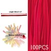 100pcs Pipe Cleaners, Chenille Stems for DIY (Red)