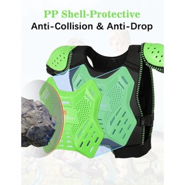 Kids Dirt Bike Gear Chest Protector Motocross Gear, Youth Motorcycle Riding Gear Armor Vest Suit with Knee Guards Elbow Pads for Cycling Skiing MTB ATV