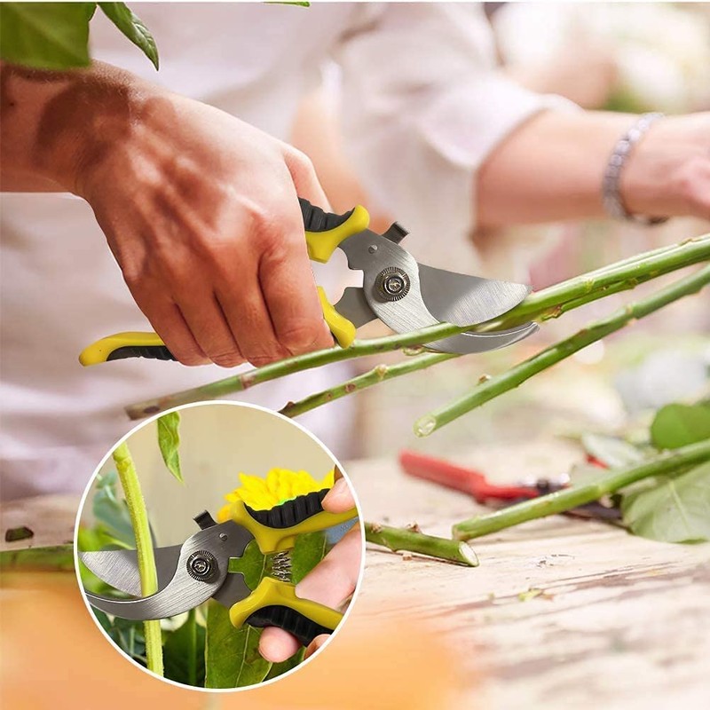 Pruning Shears Garden Scissors Patch Ergonomic Grip Lightweight Hand Garden