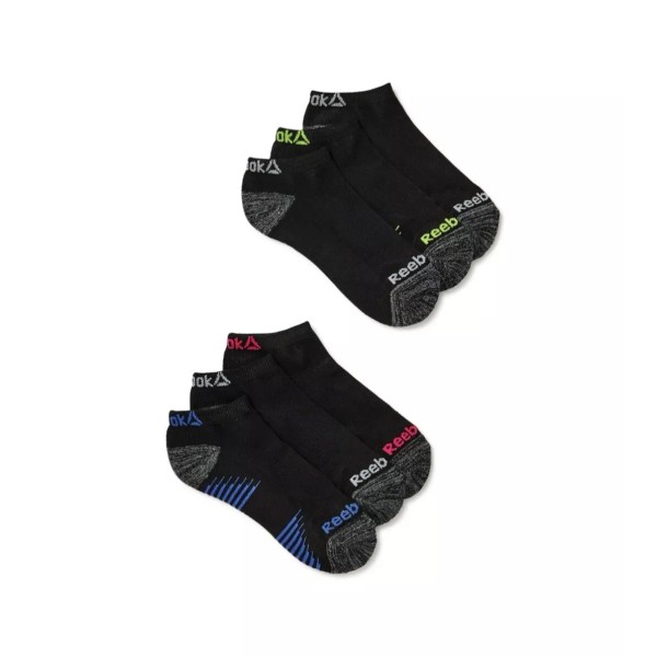 Reebok Socks Cushion Low Cut Socks 6 Pack Performance Training