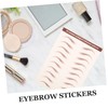 OHPHCALL Eyebrow Stencil Kit Makeup Supplies Eyebrow Transfers Stickers for