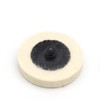 10Pcs Wool Felt Polishing Pads, 2" Compressed Wool Fabric Disc
