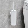 FALANGSHI FR07 Stainless Steel Toilet Brush and Holder Set, Brushed