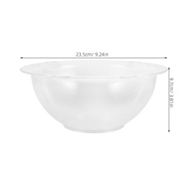 Beavorty Portable Wash Tub Beauty Salon Washbasin Plastic Basin Multifunctional Round Dish for Face Spa Use