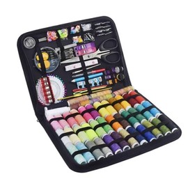 226 Pcs Sewing Set Thimble Scissors Tape Measure Metal Crochet Sweater Needle Sewing Kit for Home Travel