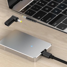 USB C to DC Adapter | Portable Charging Adapter Plug DC Charger - Practical Barrel PD Trigger Adapter Charger Adapter for Most Laptops