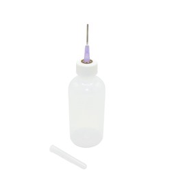 Gaunt Industries HYPO-65 - Ceramic & Clay Underglaze Applicator - 2 Ounce Clear Plastic Bottle with 16 Gauge Blunt Needle tip - Lubricating Bottle