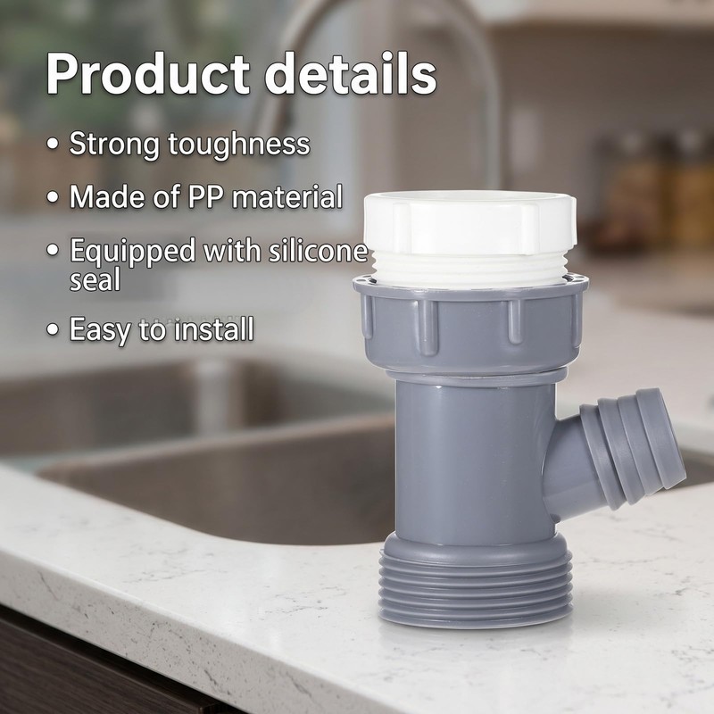 Kitchen Sink Drains Pipe Adapter Dishwasher Drain Hose Adapter Universal