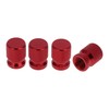 HEROFFIX 4 Pcs Mesh Pattern Tire Valve Stem Caps Decorative