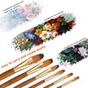 Silithus Paint Brushes 6 Pieces Set, Professional Fine Tip Paint
