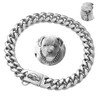BAOBOTE Gold Dog Chain Collar Walking Metal Chain Collar with