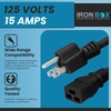 IronBox Electric - Heavy Duty 5-15P to C19 Power Cord