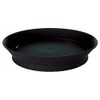 GET RB-894-BK-EC Round Serving Basket with Base, 7.27", Black (Set of 4)