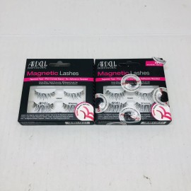 Ardell Magnetic Lashes Wispies + Bonus Applicator Eyes Face Makeup Lot Of 2