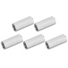 sourcing map M5x0.8mm Coupling Nuts, 5 Pcs 304 Stainless Steel