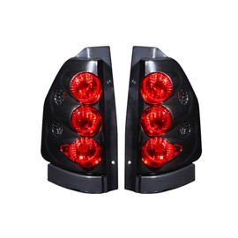 Anzo USA 211093 GMC Envoy Black Tail Light Assembly - (Sold in Pairs)