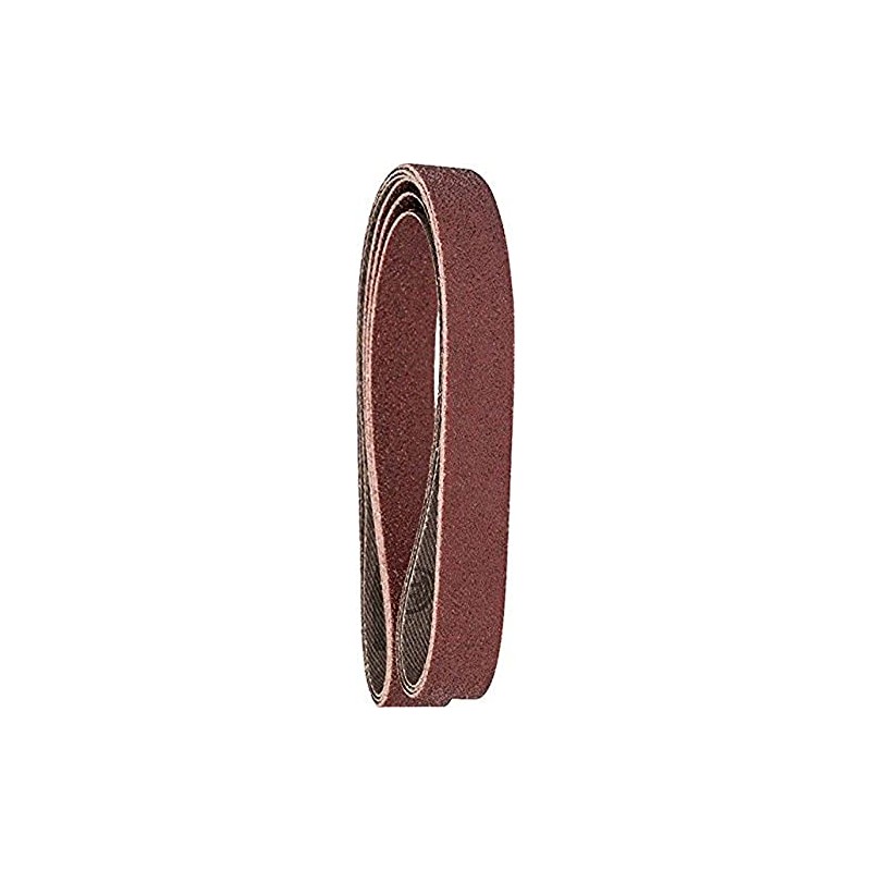 Bosch 2608606204 Sanding Belt, 13mm x 451mm, 60 Grit, Red