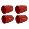 TORQUE 4PCS Silicone CAC Charge Air Cooler Hump Hose Boot