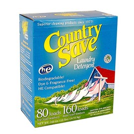 Laundry Detergent Powder, Natural - HE Natural Laundry Detergent Clear and Free of Fillers and Chemicals - Sensitive Washing Detergent Safe for Babies - Country Save Laundry Detergent, 10 lbs