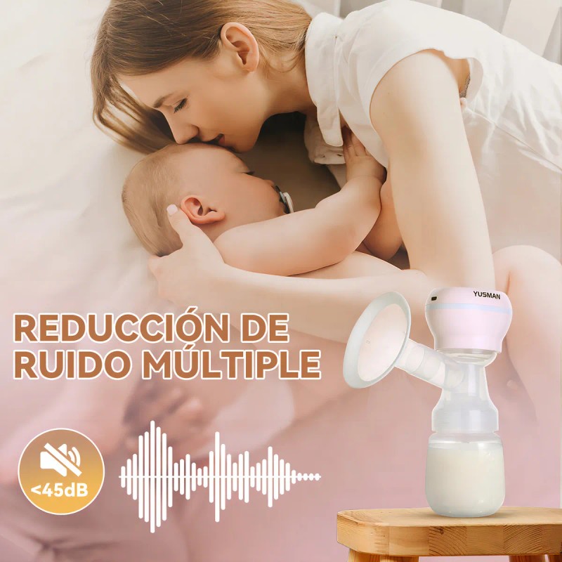 Extractor de Leche Eléctrico 3 Modos 9 Niveles Usb YUSMAN