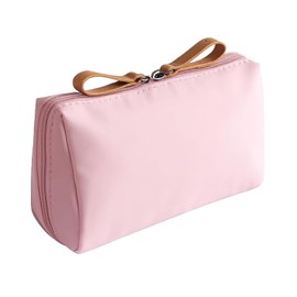 Cosmetiquera para Maquillaje,Bolsa de Cosméticos de Viaje,Bolsa de Cosméticos,Estuche de Cosméticos de Viaje,Mini Bolso Portátil,Bolsa de Cosméticos Impermeable con Compartimentos,Rosa