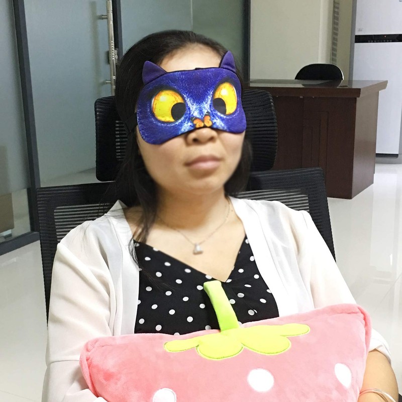 Honbay 3D Funny Eyeshade Sleep Eye Mask with Adjustable Head