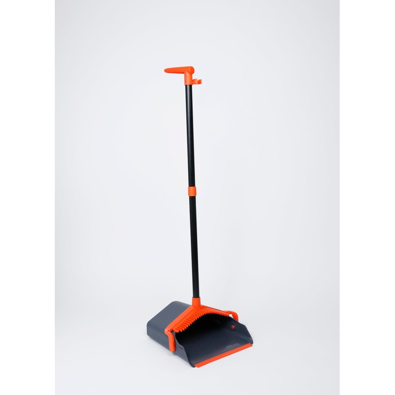 Broom and Dustpan Set with Long Handle – Foldable Design,