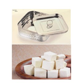 champriti Square paneer Maker Mould Stainless Steel 500 ml Square Shape