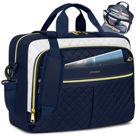 IGOLUMON Laptop Bag Women's 17.3 Inch Briefcase Waterproof Laptop Notebook Bag Work Bag Business Bags Shoulder Bag