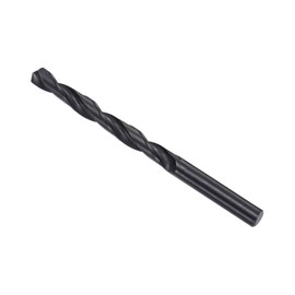 CoCud 6542 High Speed Steel Twist Drill Bits, 8.2mm Diameter 115mm Length, Black Oxide Straight Twist Jobber Drill Bit - (Applications: for Metal Woodwork Plastic Aluminum)