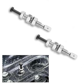 2PCS Car Hood Pins Switches,On Off Momentary 20A 12VDC Car Door Pins Switches Fit for Car Hood Trunk,Universal Adjustable Car Accessories Hood Pins Kit Fit for Most Car Truck