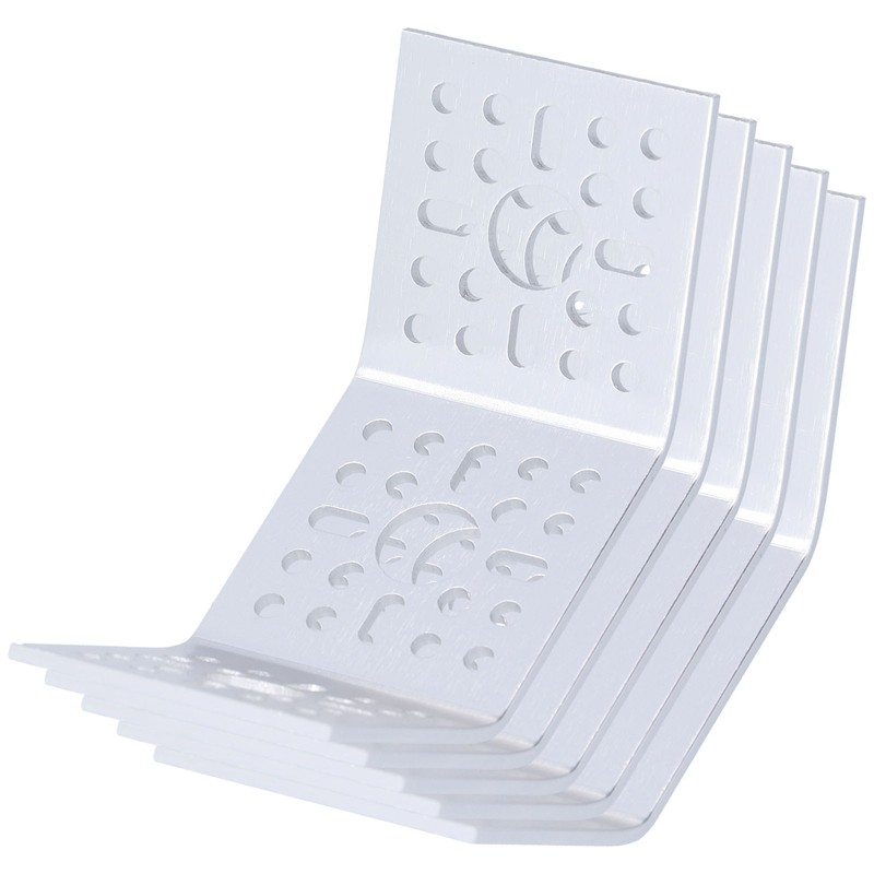 5Pcs 135 Degree Brackets Double Angle Aluminum Alloy Plate Connector