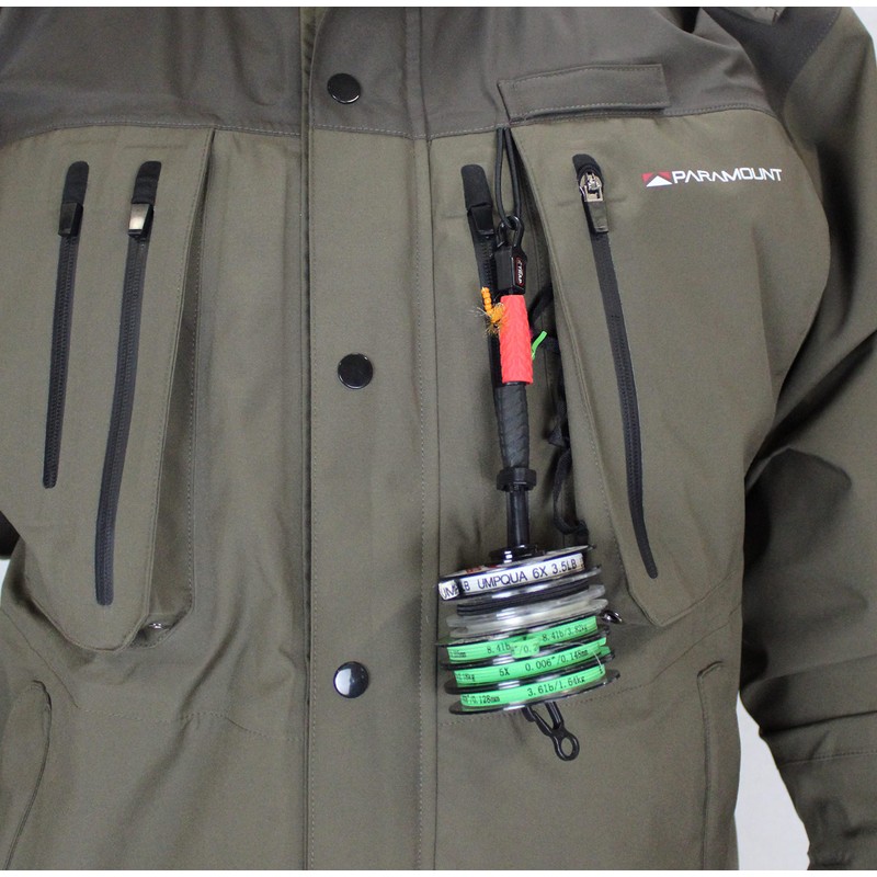 Paramount Outdoors Whetstone Waterproof Breathable Wading Fly Fishing Jacket Outerwear